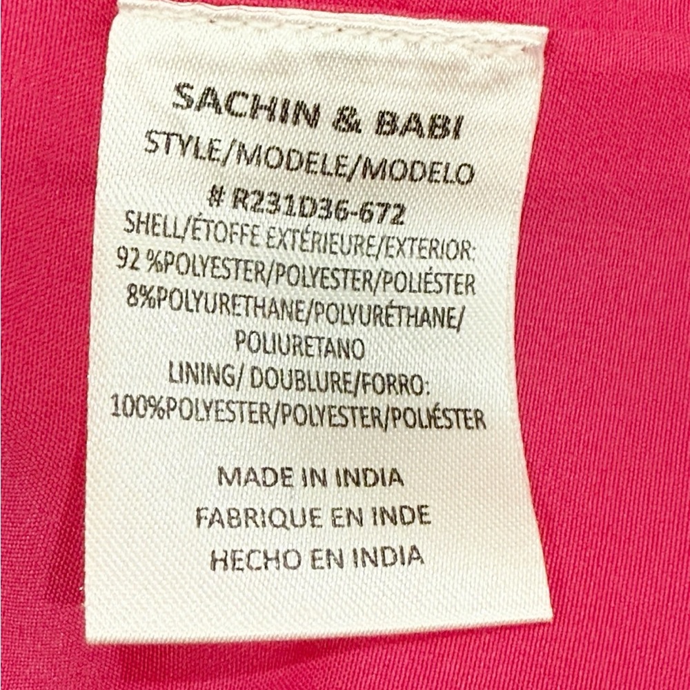 Sachin and Babi Lily long sleeve rose pink dress - Picture 9 of 11
